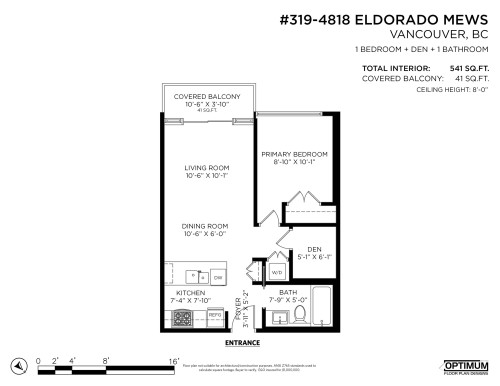 319-4818 Eldorado Mews, Vancouver, BC 