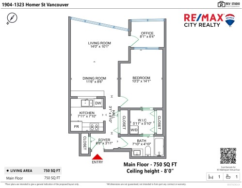 1904-1323 Homer Street, Vancouver, BC 
