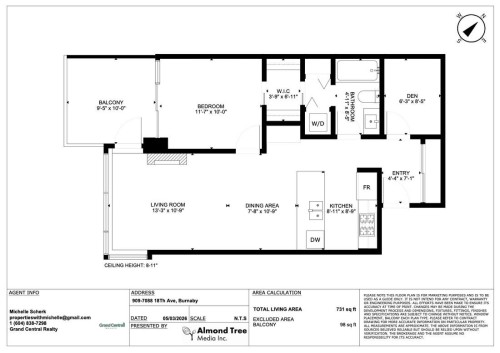 909-7088 18Th Avenue, Burnaby, BC 