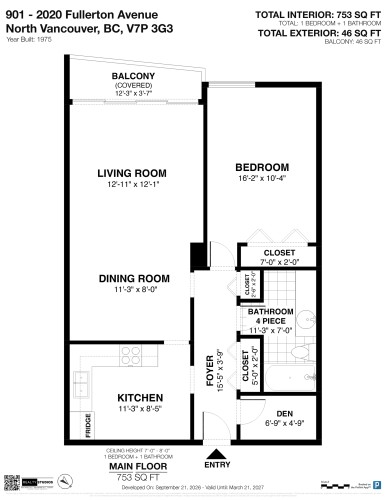901-2020 Fullerton Avenue, North Vancouver, BC 