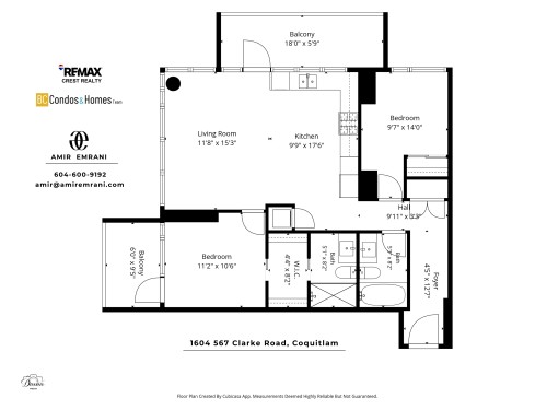 1604-567 Clarke Road, Coquitlam, BC 