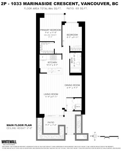 2P-1033 Marinaside Crescent, Vancouver, BC 