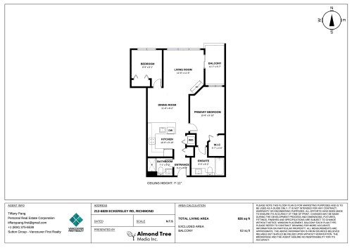 212-6828 Eckersley Road, Richmond, BC 