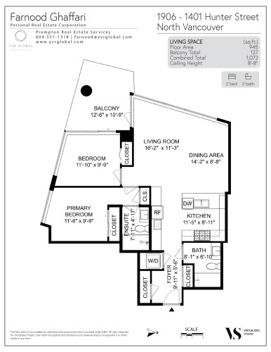 1906-1401 Hunter Street, North Vancouver, BC 