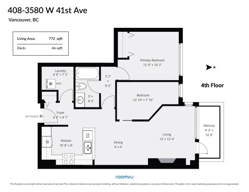 408-3580 41St Avenue W, Vancouver, BC 