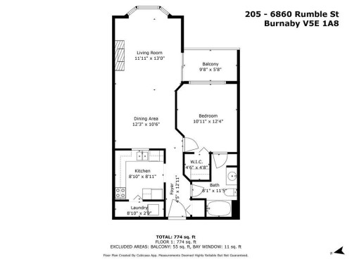 205-6860 Rumble Street, Burnaby, BC 