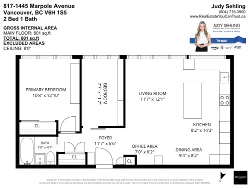 817-1445 Marpole Avenue, Vancouver, BC 