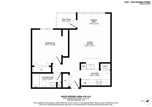 201-4990 Mcgeer Street, Vancouver, BC 