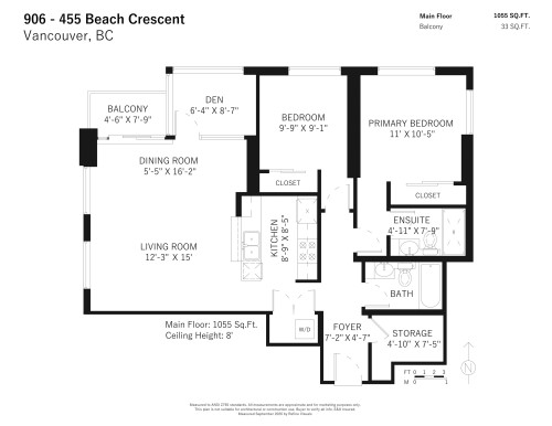 906-455 Beach Crescent, Vancouver, BC 
