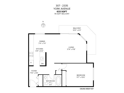 307-2335 York Avenue, Vancouver, BC 