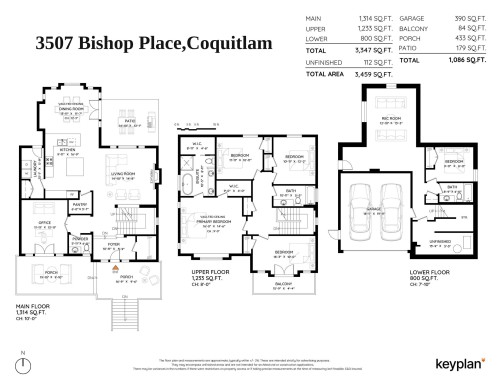 3507 Bishop Place, Coquitlam, BC 
