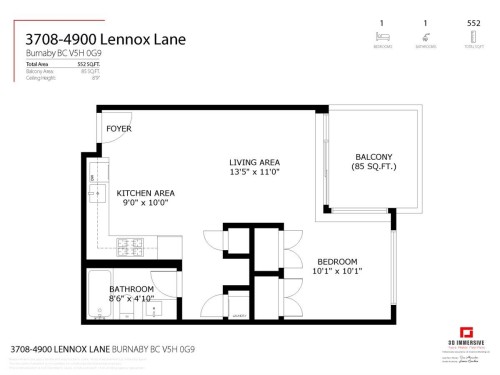 3708-4900 Lennox Lane, Burnaby, BC 