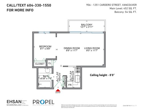 906-1251 Cardero Street, Vancouver, BC 