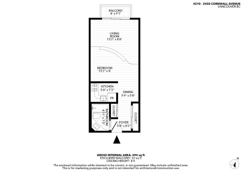 210-2450 Cornwall Avenue, Vancouver, BC 