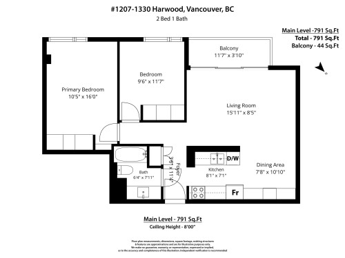 1207-1330 Harwood Street, Vancouver, BC 