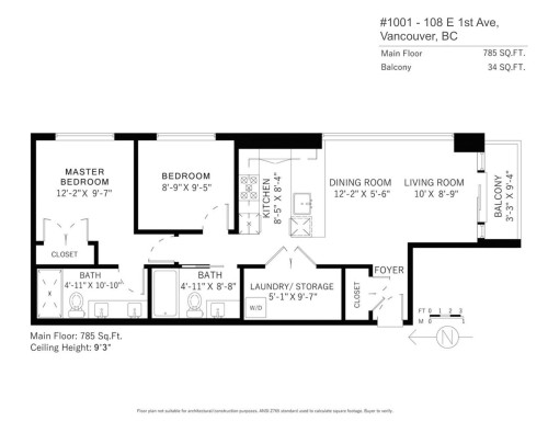 1001-108 1St Avenue E, Vancouver, BC 