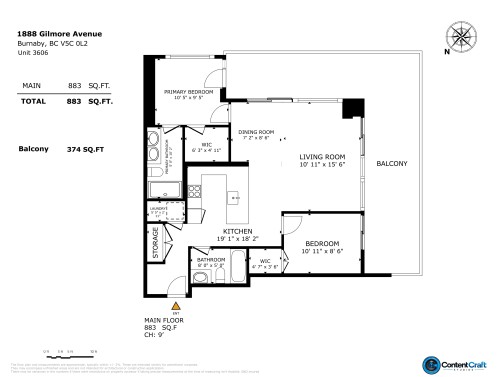 3606-1888 Gilmore Avenue, Burnaby, BC 