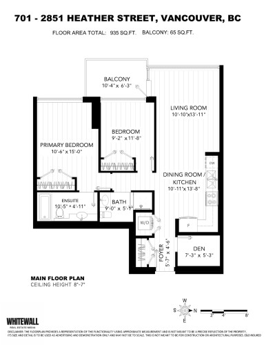 701-2851 Heather Street, Vancouver, BC 