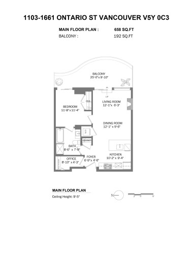 1103-1661 Ontario Street, Vancouver, BC 