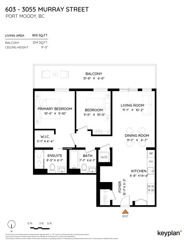 603-3055 Murray Street, Port Moody, BC 