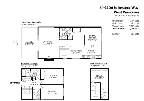 1-2206 Folkestone Way, West Vancouver, BC 