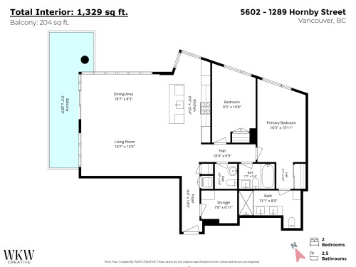 5602-1289 Hornby Street, Vancouver, BC 