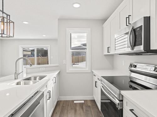 1709A Crestview Way, Cold Lake, AB - Indoor Photo Showing Kitchen With Double Sink