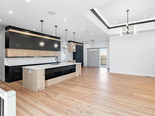 78 Edgefield Way, St. Albert, AB - Indoor Photo Showing Kitchen With Upgraded Kitchen