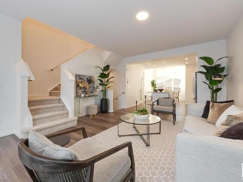 28 Nettle Crescent, St. Albert, AB - Indoor Photo Showing Living Room