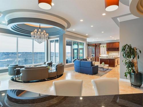 8602 Saskatchewan Drive, Edmonton, AB - Indoor Photo Showing Living Room