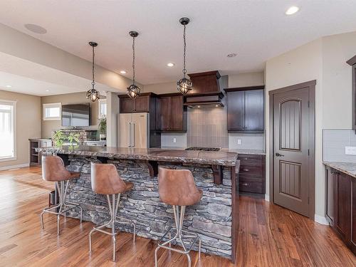 25 55101 Ste. Anne Trail, Rural Lac Ste. Anne County, AB - Indoor Photo Showing Kitchen With Upgraded Kitchen