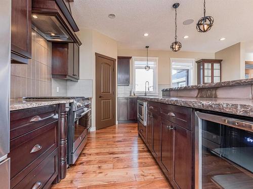 25 55101 Ste. Anne Trail, Rural Lac Ste. Anne County, AB - Indoor Photo Showing Kitchen With Upgraded Kitchen