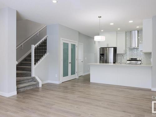 9919 227 Street, Edmonton, AB - Indoor Photo Showing Kitchen With Upgraded Kitchen