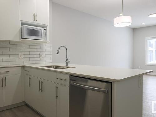 9919 227 Street, Edmonton, AB - Indoor Photo Showing Kitchen With Double Sink With Upgraded Kitchen