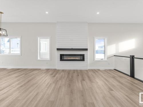 316 Fundy Way, Cold Lake, AB - Indoor Photo Showing Living Room With Fireplace