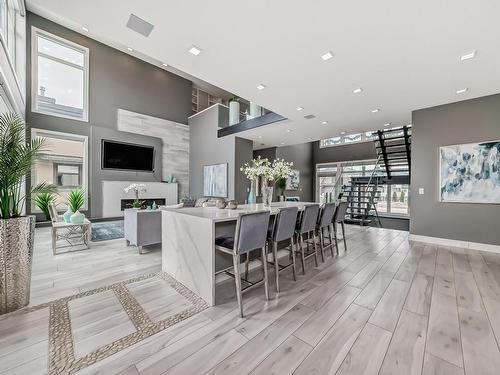 4129 Cameron Heights Point(E), Edmonton, AB - Indoor Photo Showing Dining Room