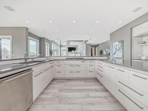 4129 Cameron Heights Point(E), Edmonton, AB - Indoor Photo Showing Kitchen With Upgraded Kitchen