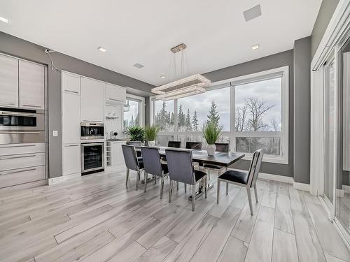 4129 Cameron Heights Point(E), Edmonton, AB - Indoor Photo Showing Dining Room