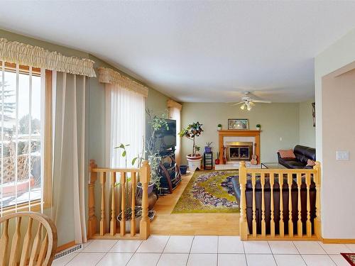 6119 156 Avenue, Edmonton, AB - Indoor With Fireplace