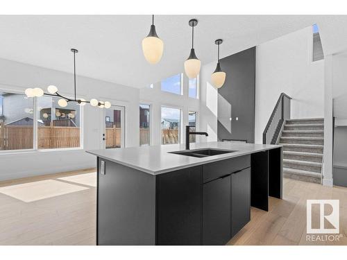 13 Fosbury Link, Sherwood Park, AB - Indoor Photo Showing Kitchen With Double Sink