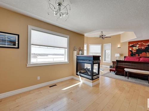 67 53130 Rge Rd 13, Rural Parkland County, AB - Indoor Photo Showing Living Room With Fireplace