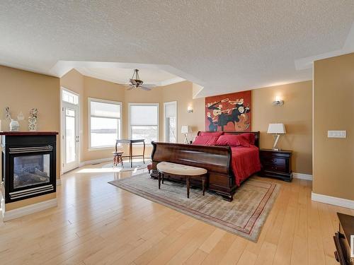 67 53130 Rge Rd 13, Rural Parkland County, AB - Indoor Photo Showing Living Room With Fireplace