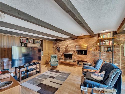 14116 95 Avenue, Edmonton, AB - Indoor Photo Showing Other Room With Fireplace