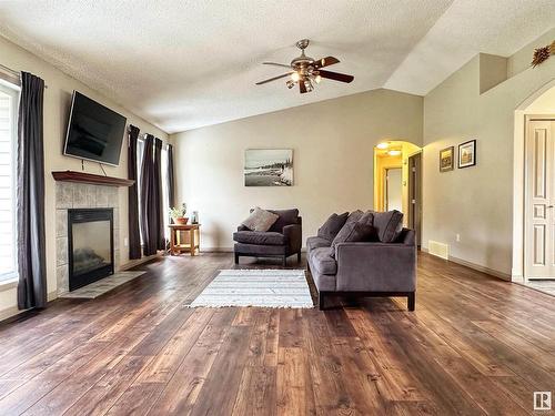 220 61209 Range Road 465, Rural Bonnyville M.D., AB - Indoor Photo Showing Living Room With Fireplace