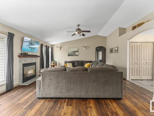 220 61209 Range Road 465, Rural Bonnyville M.D., AB - Indoor Photo Showing Living Room With Fireplace