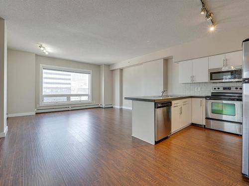 1402 10136 104 Street, Edmonton, AB - Indoor Photo Showing Kitchen