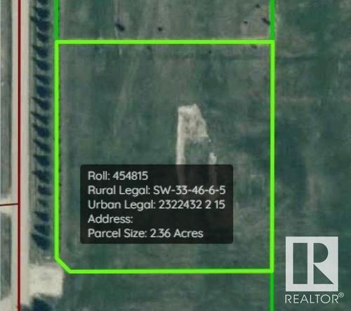 Lot# 15 465011 Rge Rd 64, Rural Wetaskiwin County, AB 