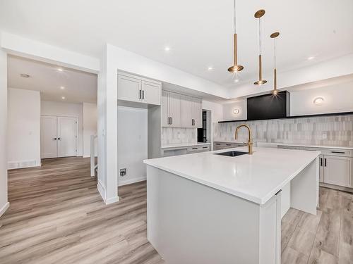 1401 Ainslie Wynd, Edmonton, AB - Indoor Photo Showing Kitchen With Upgraded Kitchen