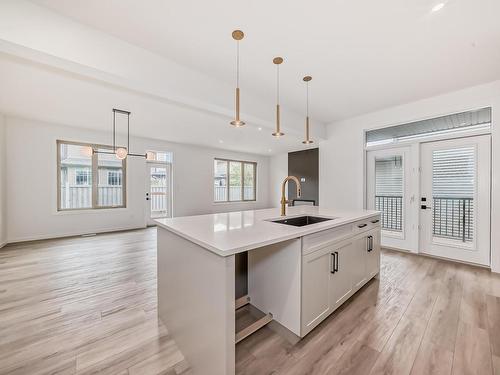 1401 Ainslie Wynd, Edmonton, AB - Indoor Photo Showing Kitchen With Upgraded Kitchen