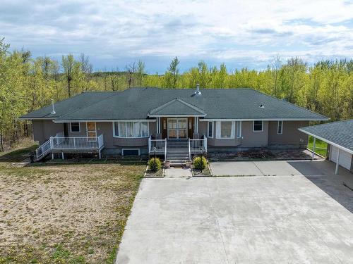 50352 Rge Rd 225, Rural Leduc County, AB - Outdoor With Deck Patio Veranda With Facade